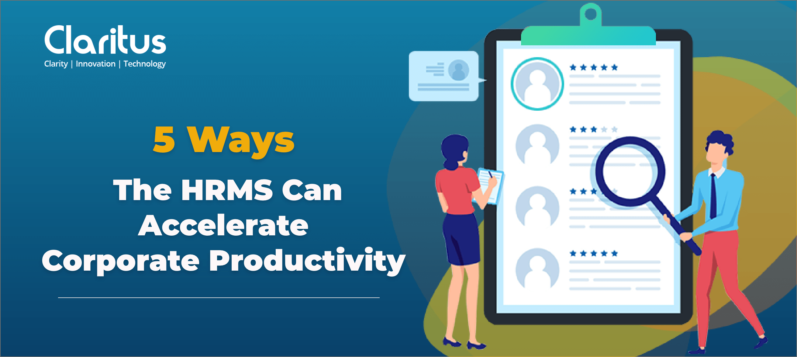 5 Ways The HRMS Can Accelerate Corporate Productivity